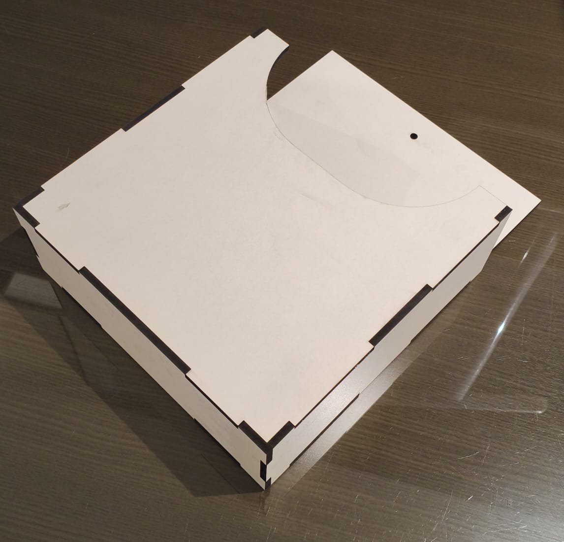 Caixa porta documentos cortado a laser MDF 6mm